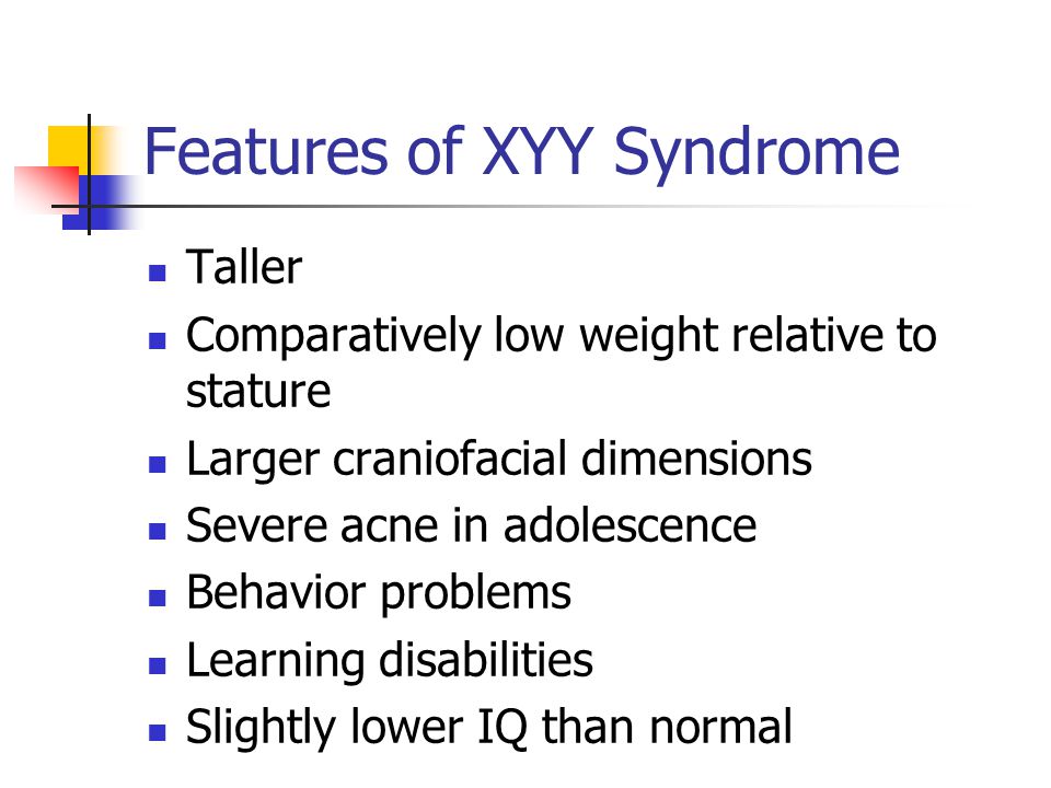 XYY syndrome